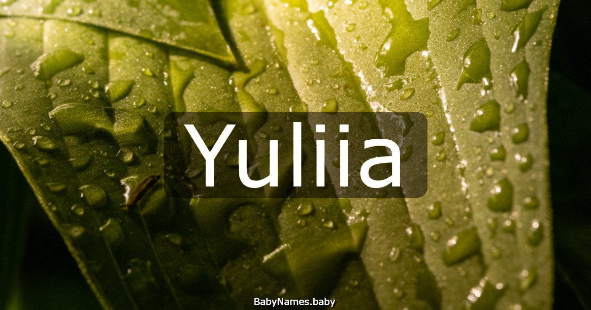 Yuliia