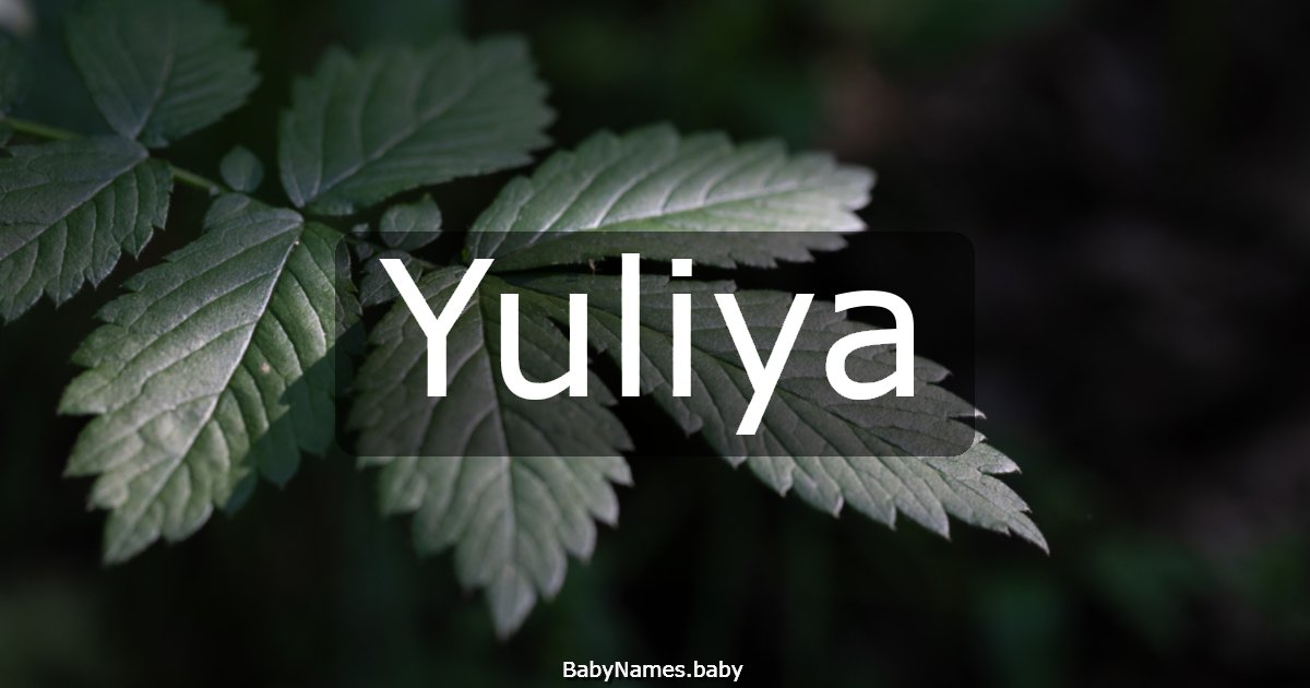 Yuliya