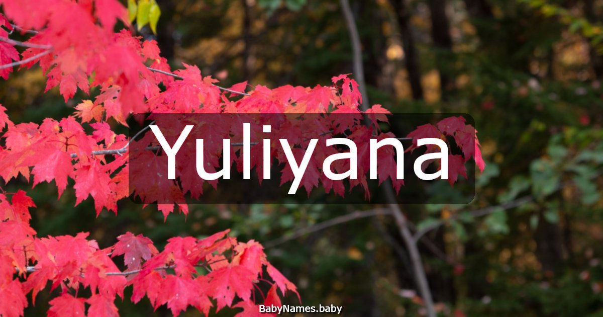Yuliyana