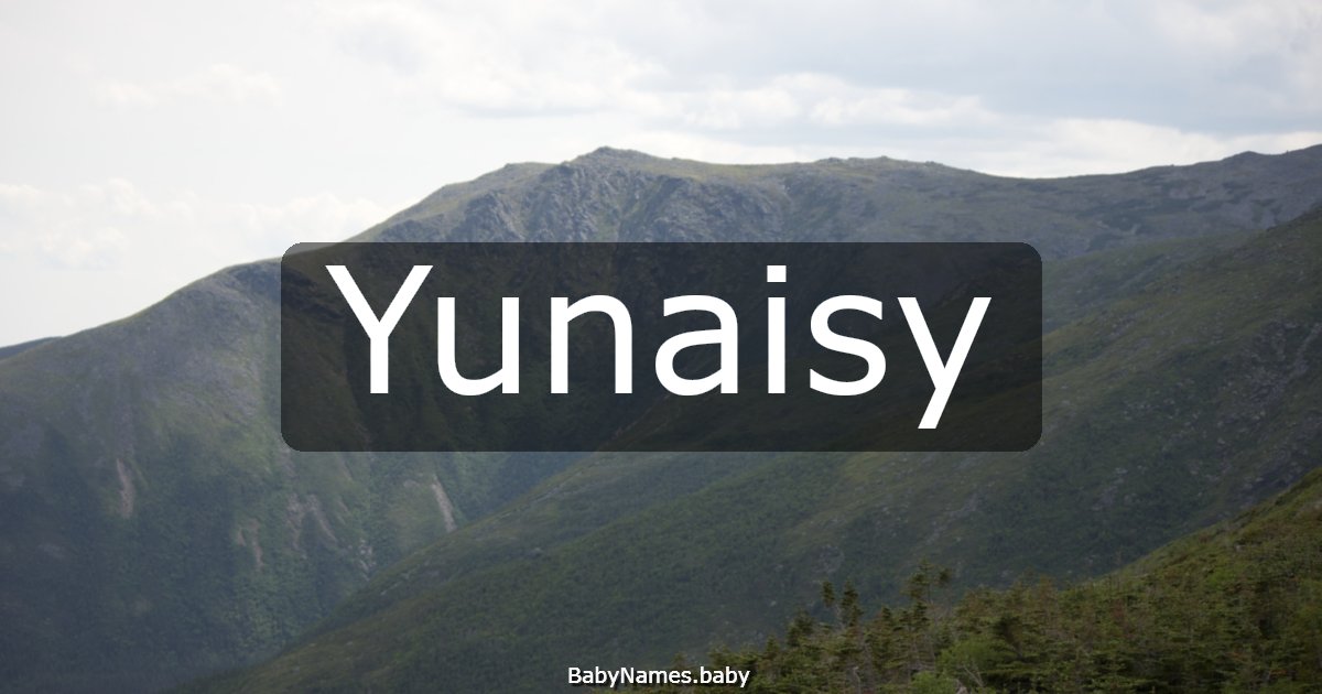 Yunaisy