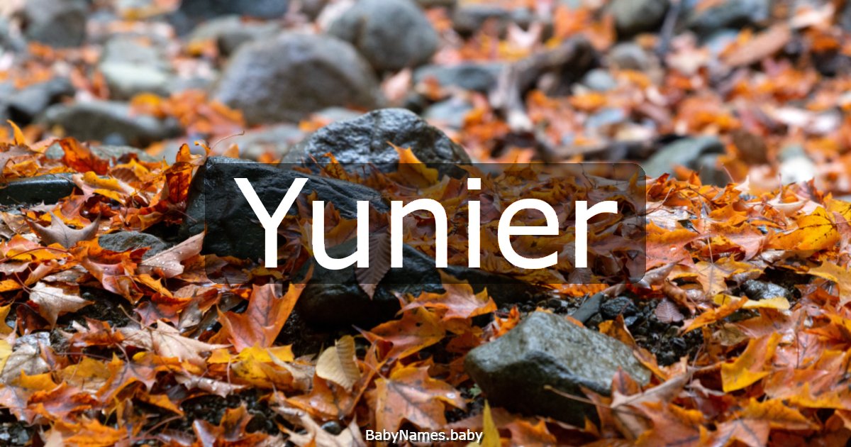 Yunier