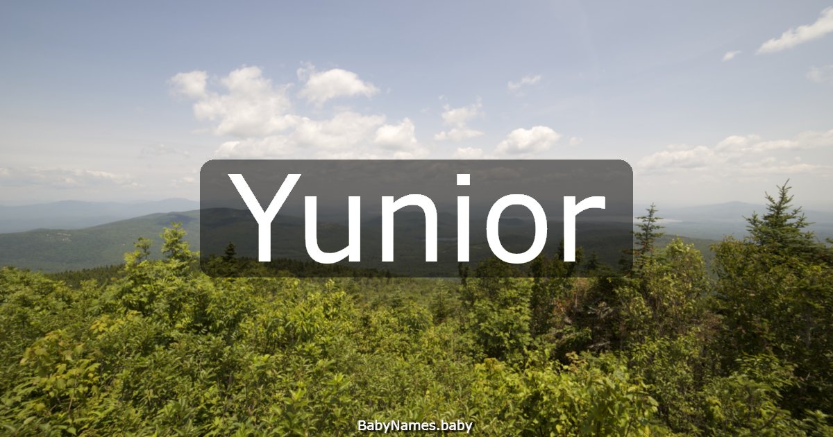 Yunior