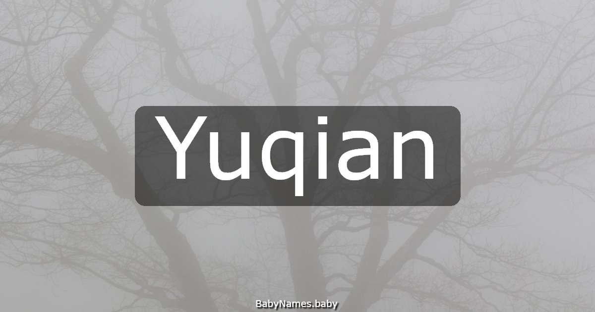 Yuqian