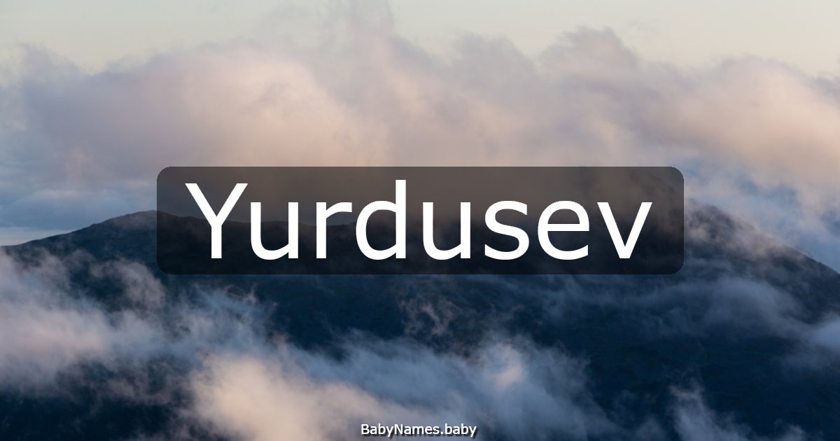 Yurdusev