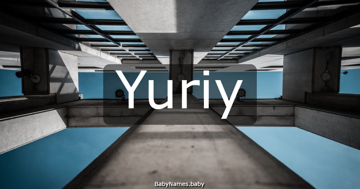 Yuriy