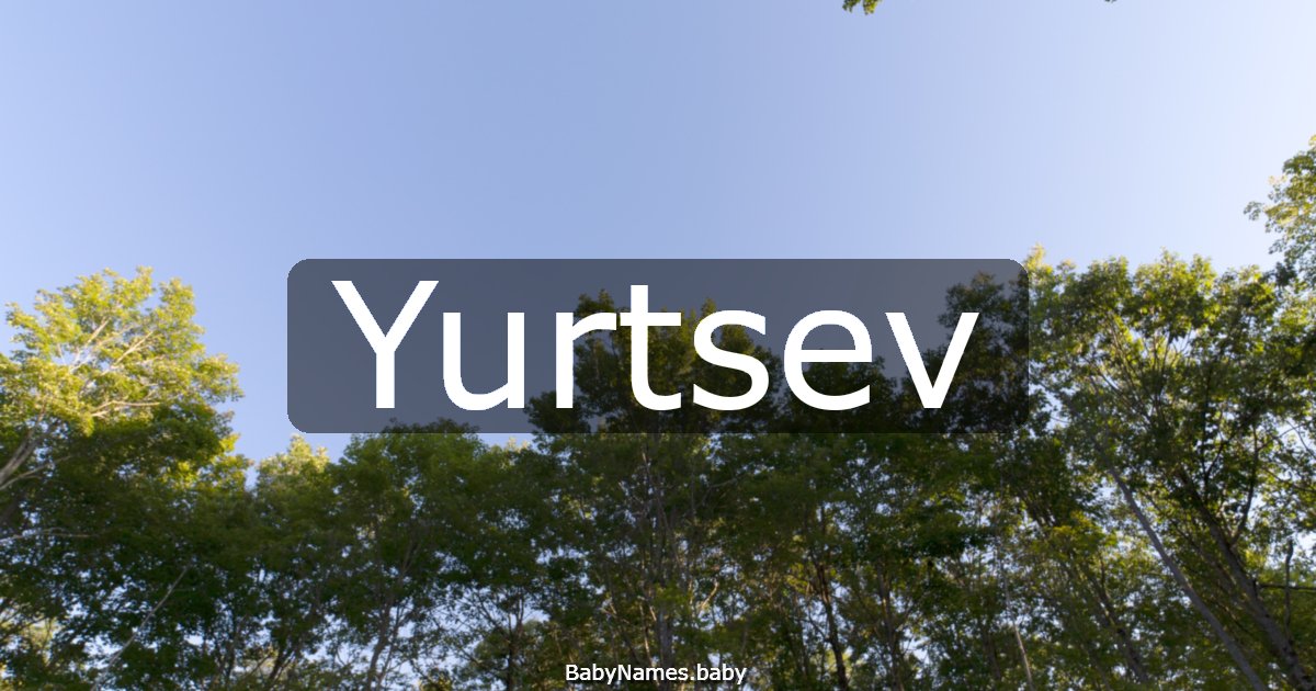 Yurtsev