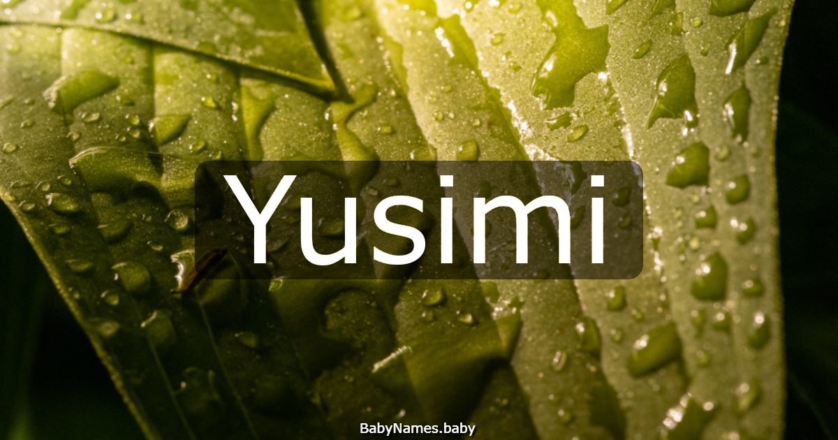 Yusimi