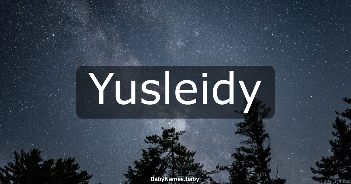Yusleidy