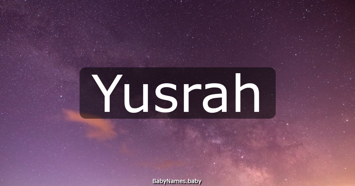 Yusrah