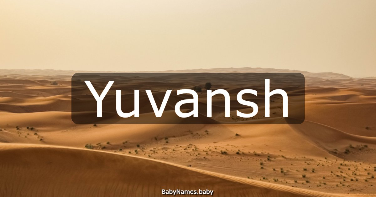 Yuvansh