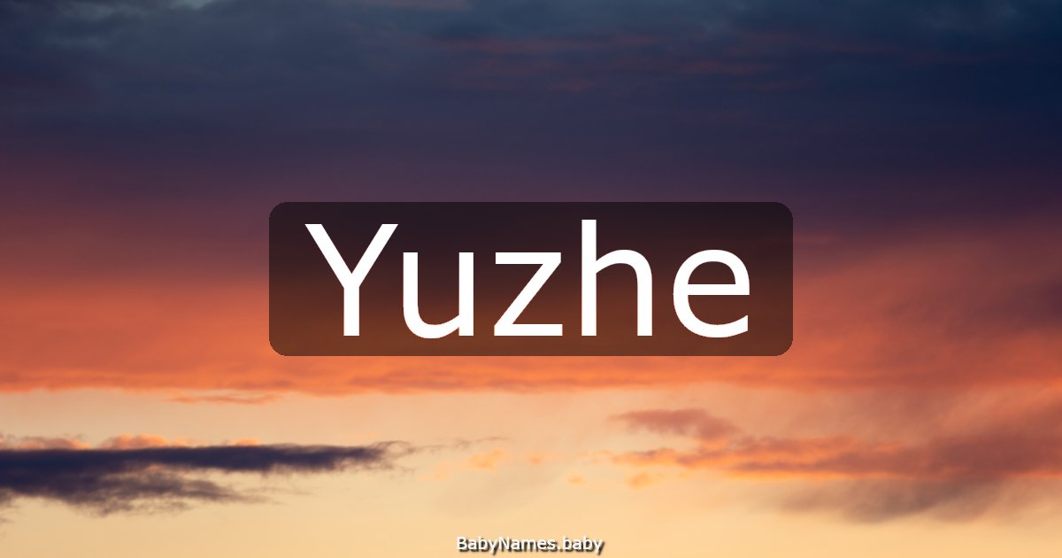 Yuzhe