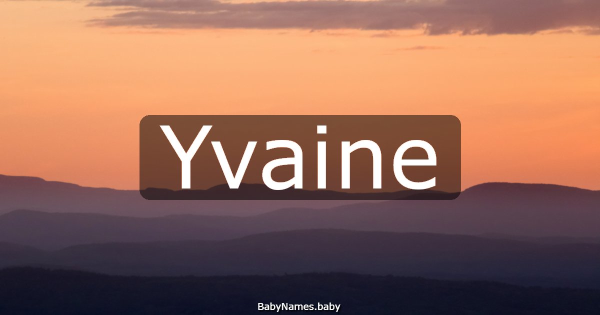 Yvaine