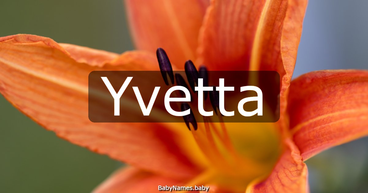 Yvetta