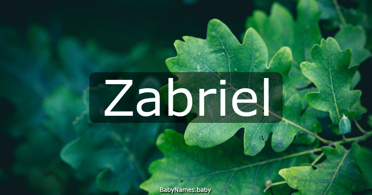 Zabriel