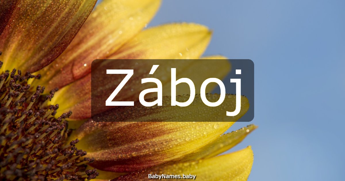 Záboj