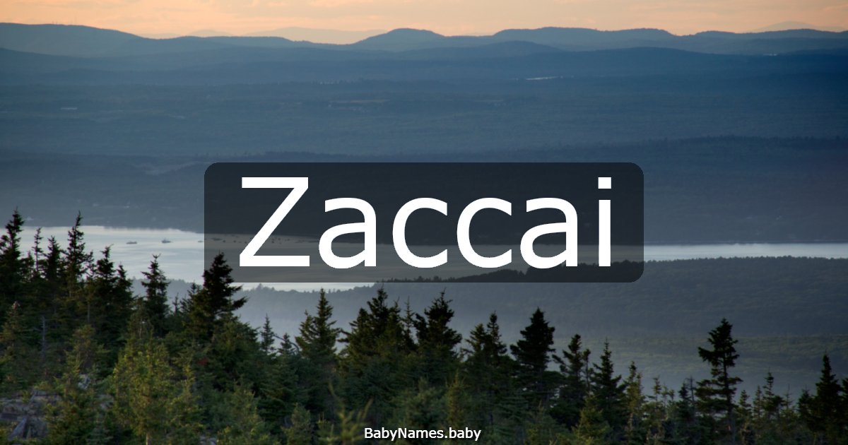 Zaccai