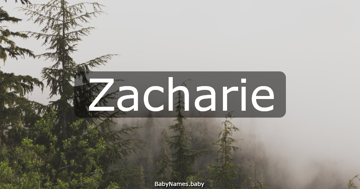 Zacharie