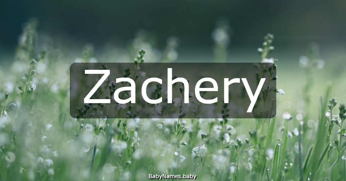 Zachery
