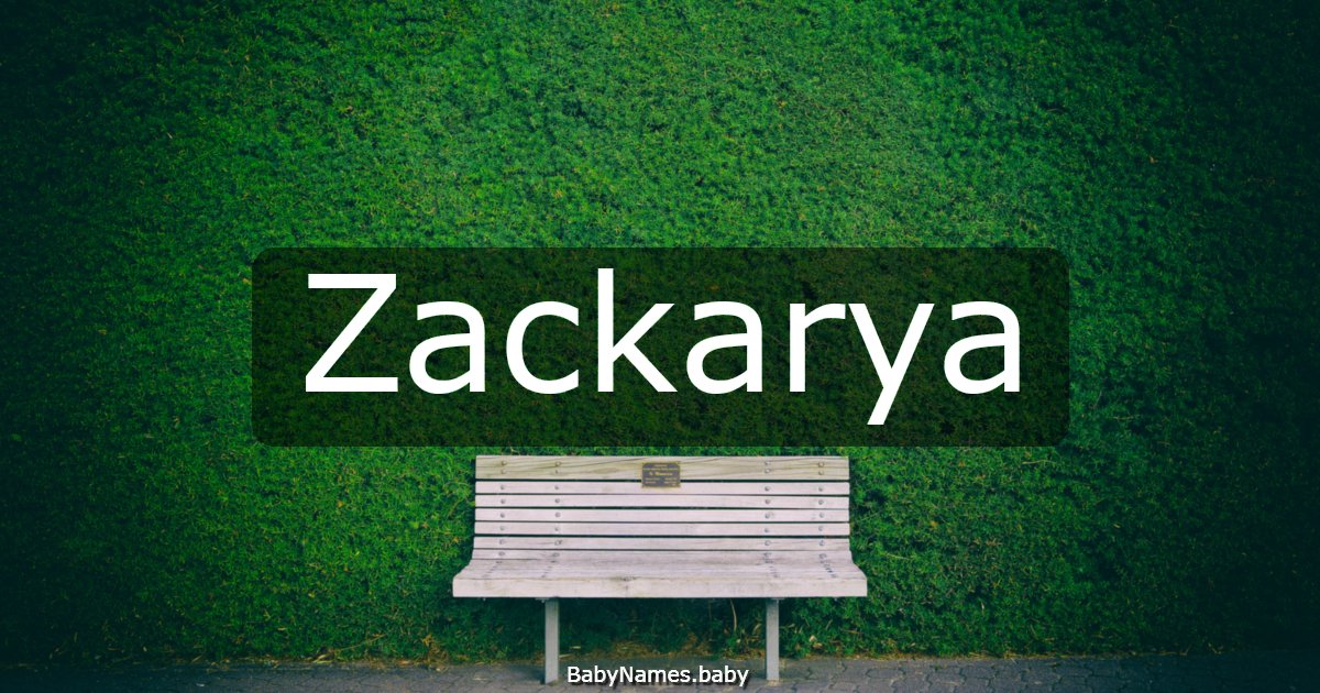 Zackarya