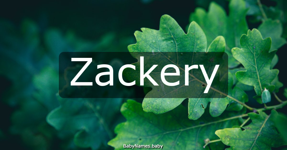 Zackery