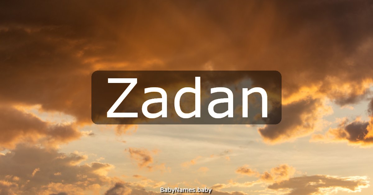 Zadan