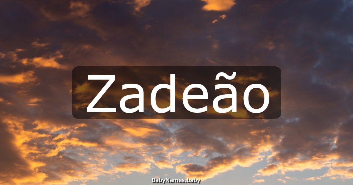 Zadeão