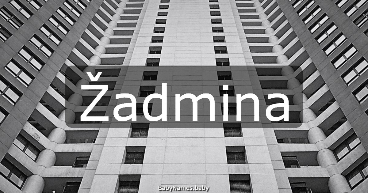 Žadmina
