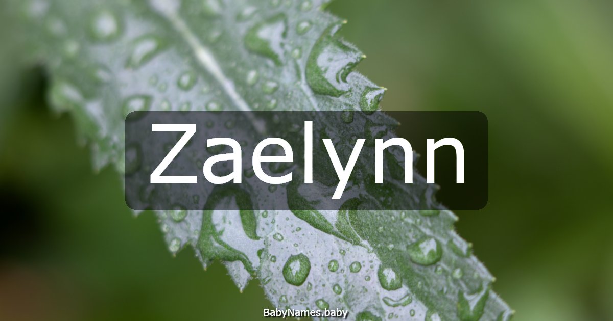 Zaelynn