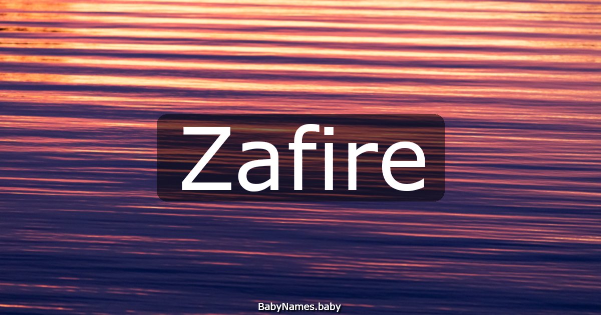Zafire