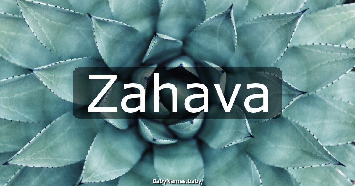 Zahava