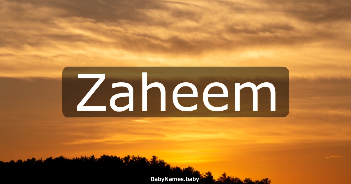 Zaheem