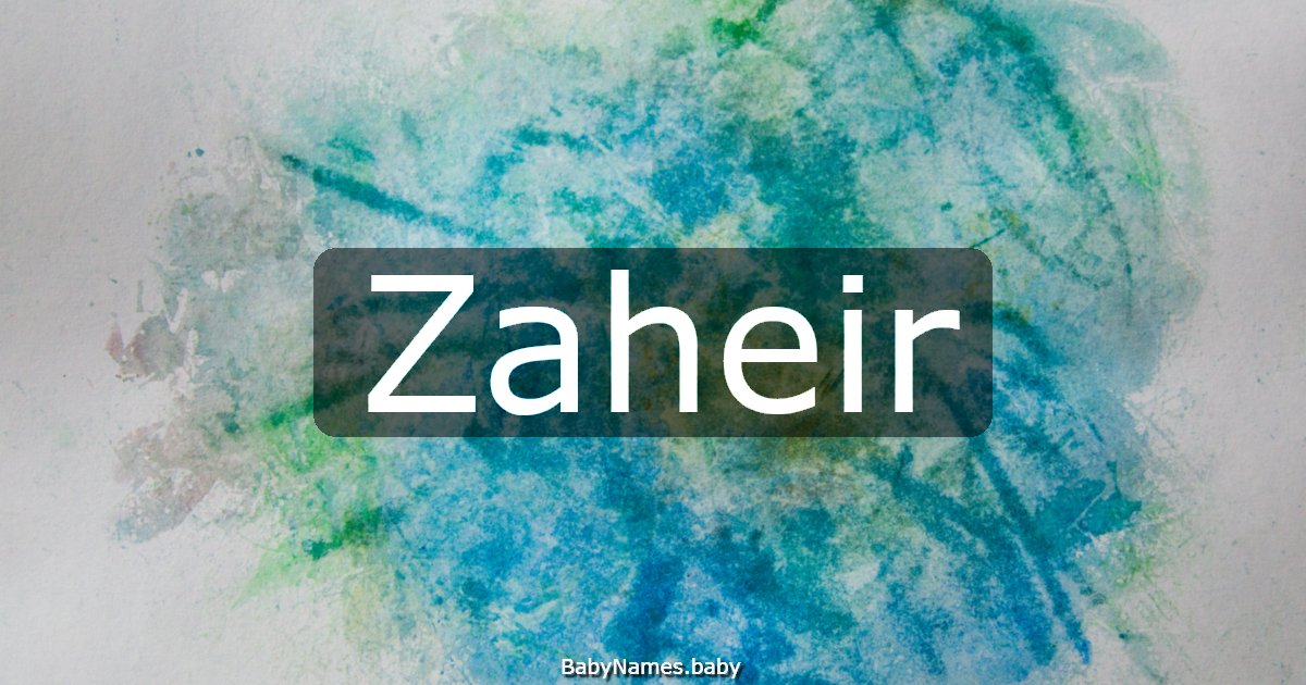 Zaheir