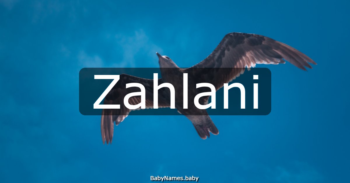 Zahlani