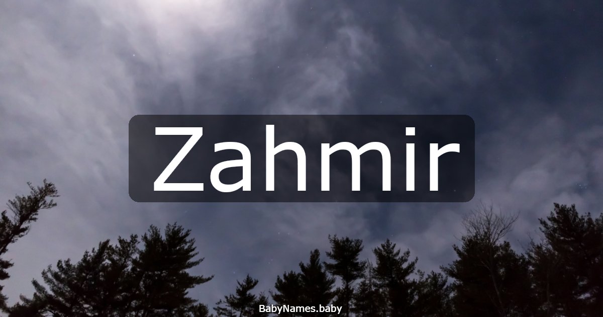 Zahmir