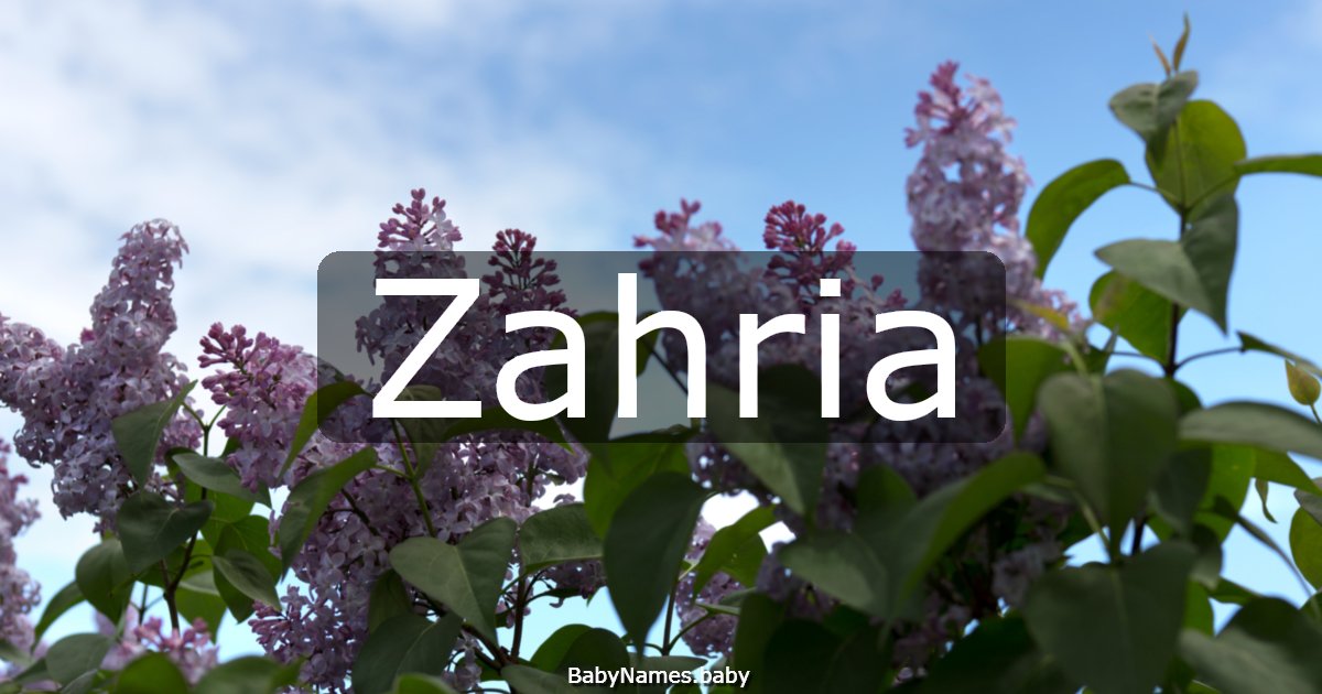 Zahria