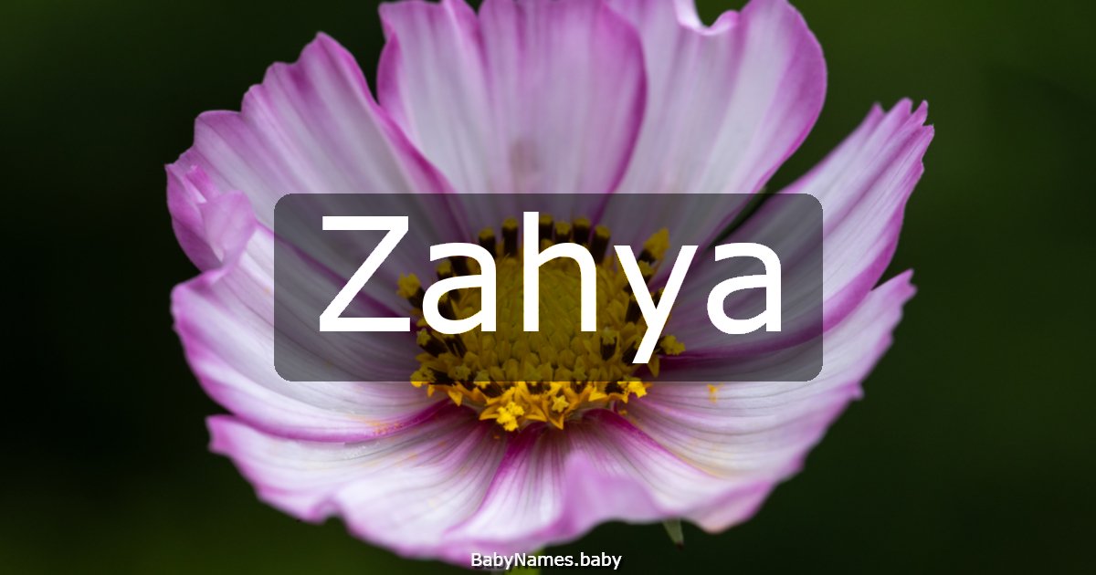 Zahya