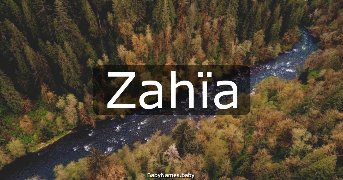 Zahïa