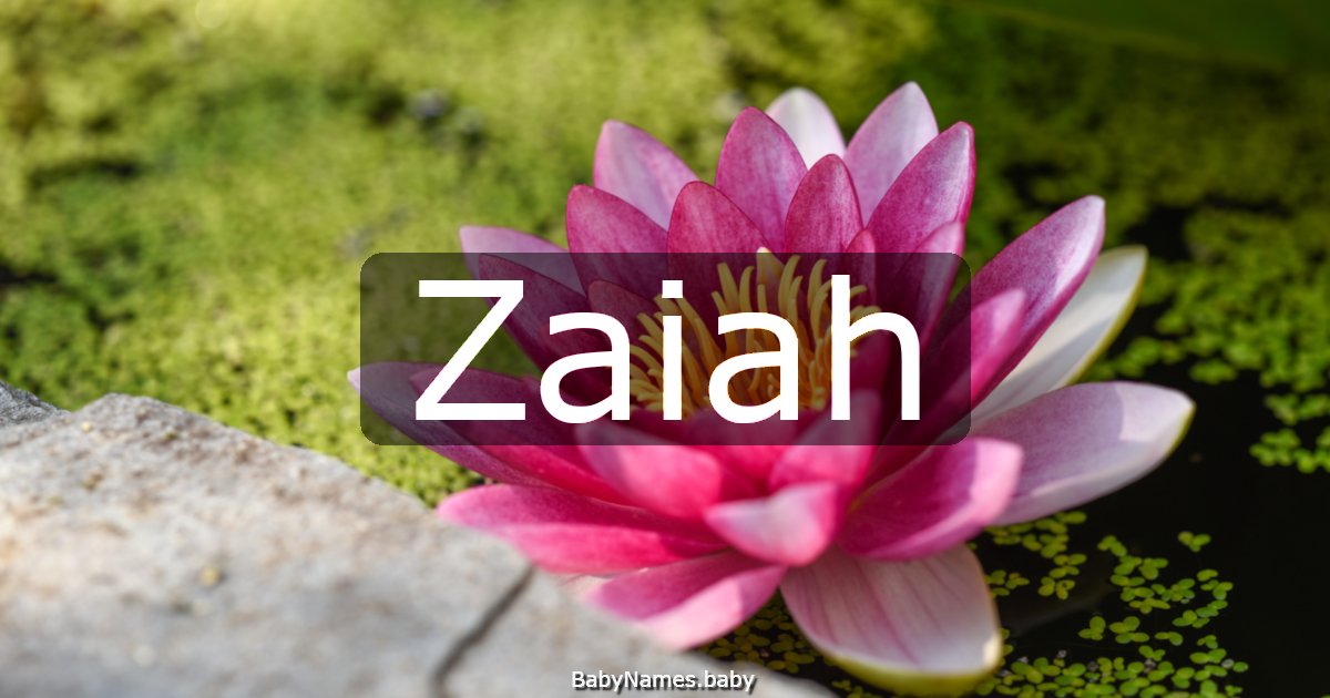 Zaiah