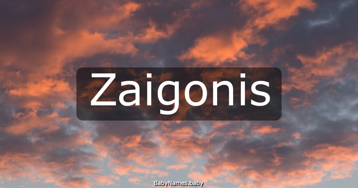 Zaigonis