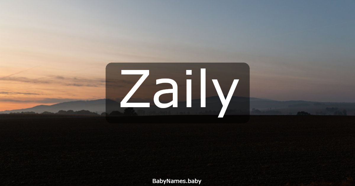 Zaily