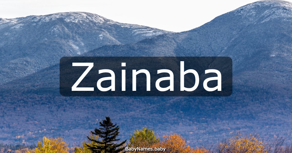 Zainaba