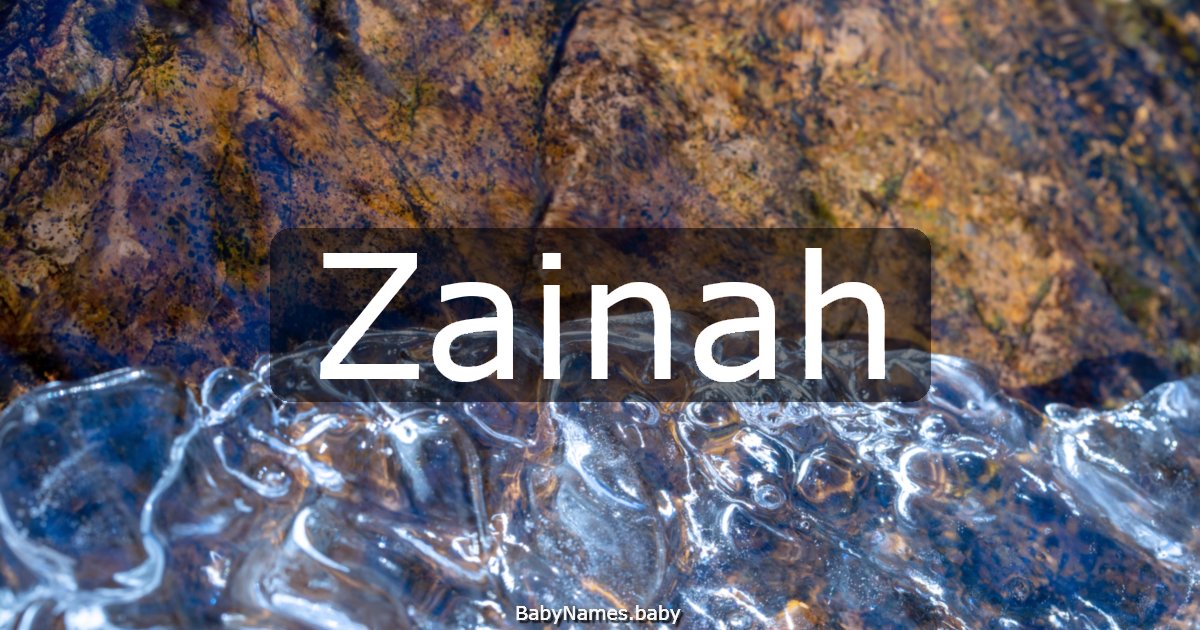 Zainah