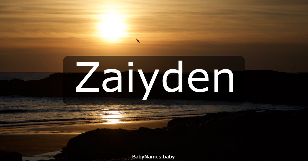 Zaiyden