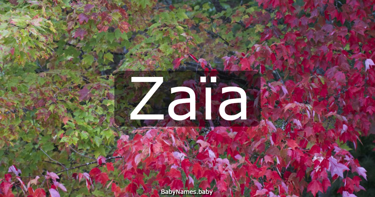 Zaïa