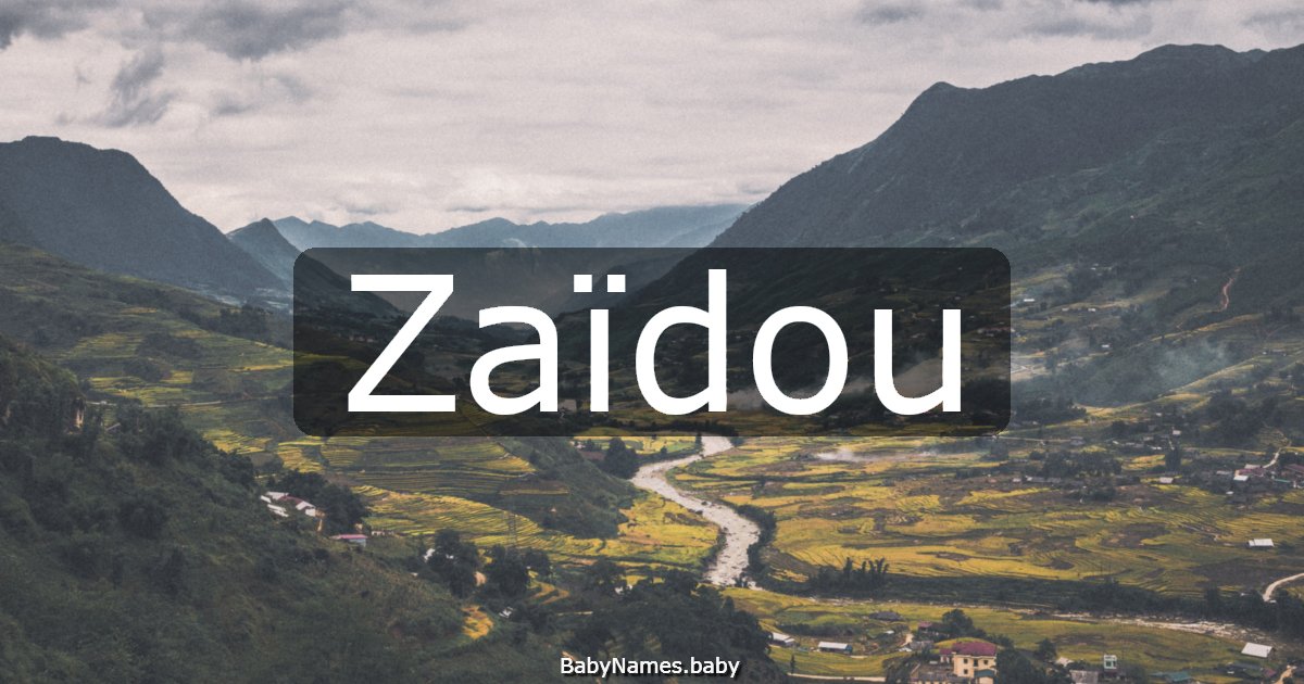 Zaïdou