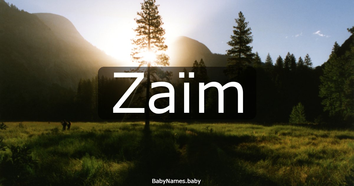 Zaïm