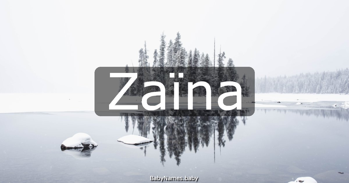 Zaïna