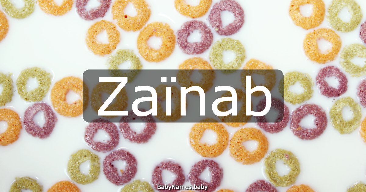 Zaïnab