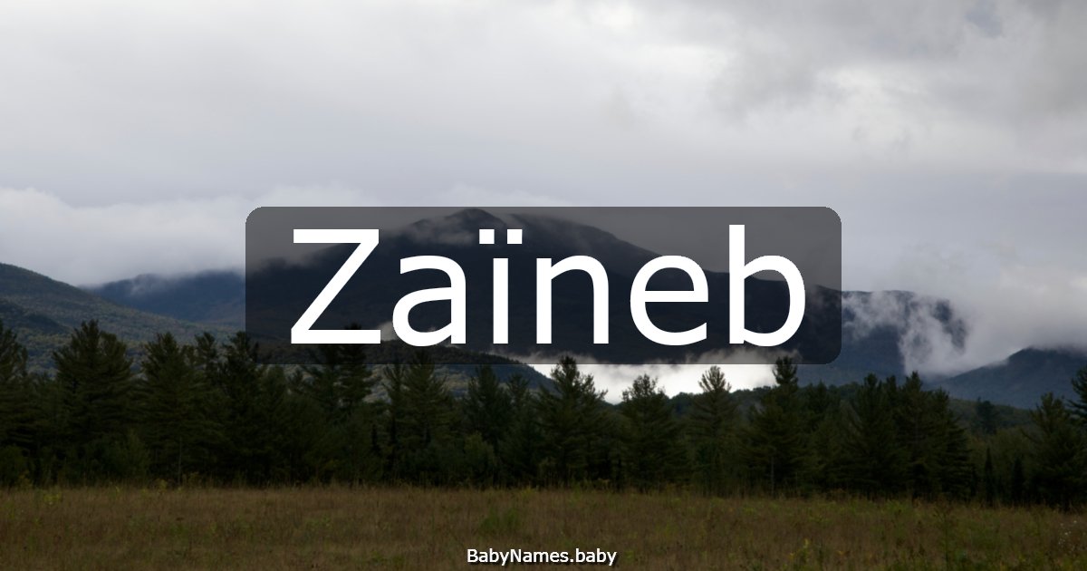 Zaïneb