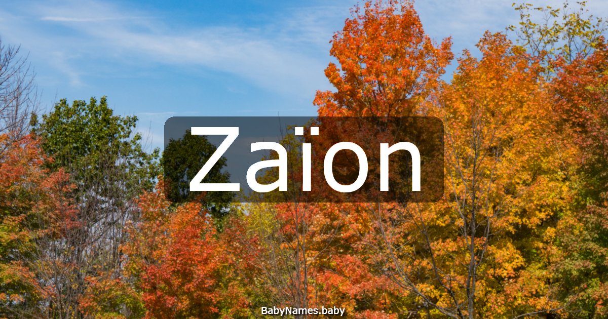 Zaïon